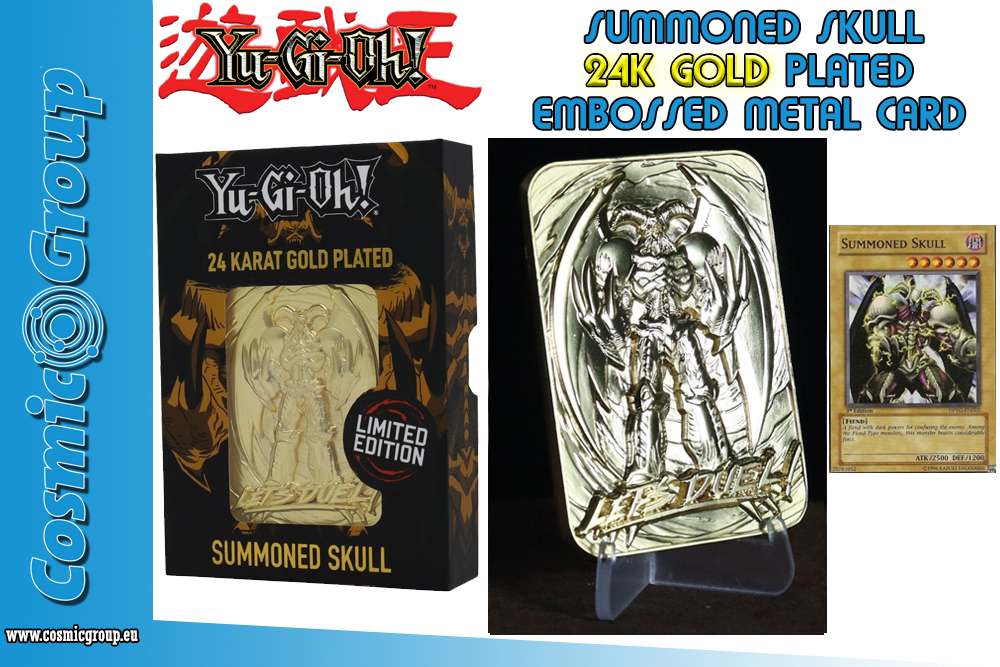 83362-YU-GI-OH!LTD ED 24K GOLD-SUMMONED SKULL