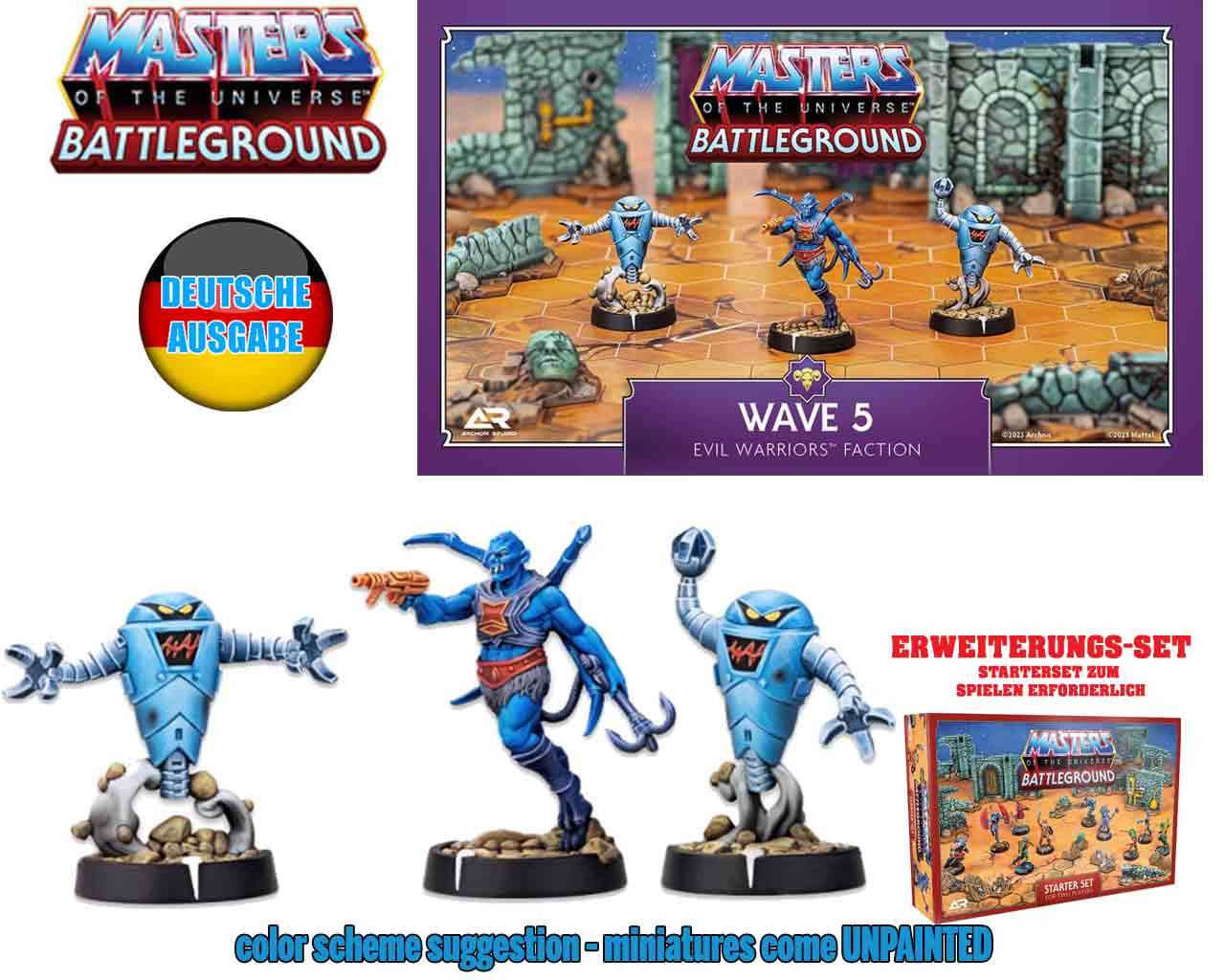 MOTU-BATTLEG.W5 EVIL WARRIORS GER