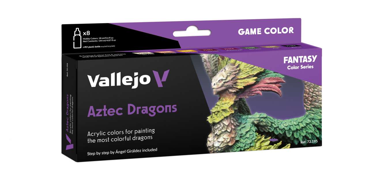 98768-GAME COLOR SET 72195 AZTEC DRAGONS